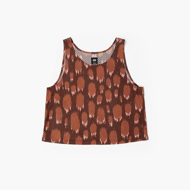 ciele-icnsinglet-cheetah-damen-lauftop-oak-m image 1