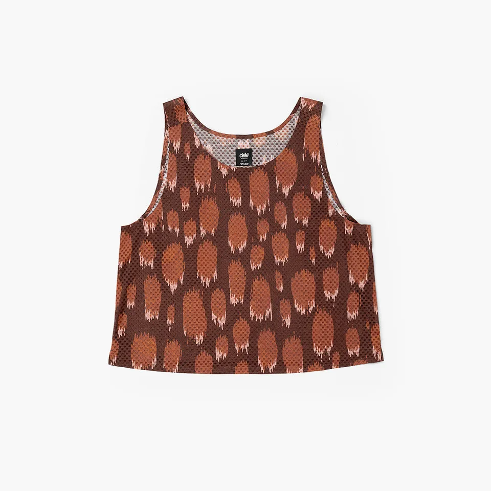 ciele-icnsinglet-cheetah-damen-lauftop-oak-m image 1