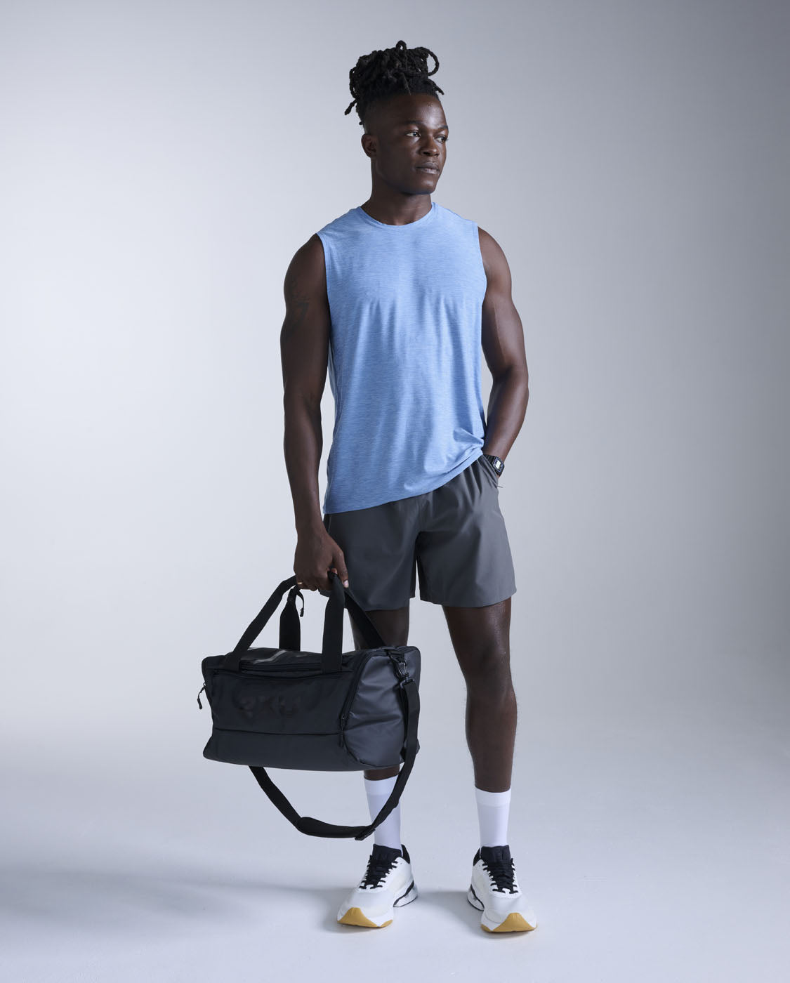 2xu-signature-tank-top-herren-silverlake-blue-training image 5