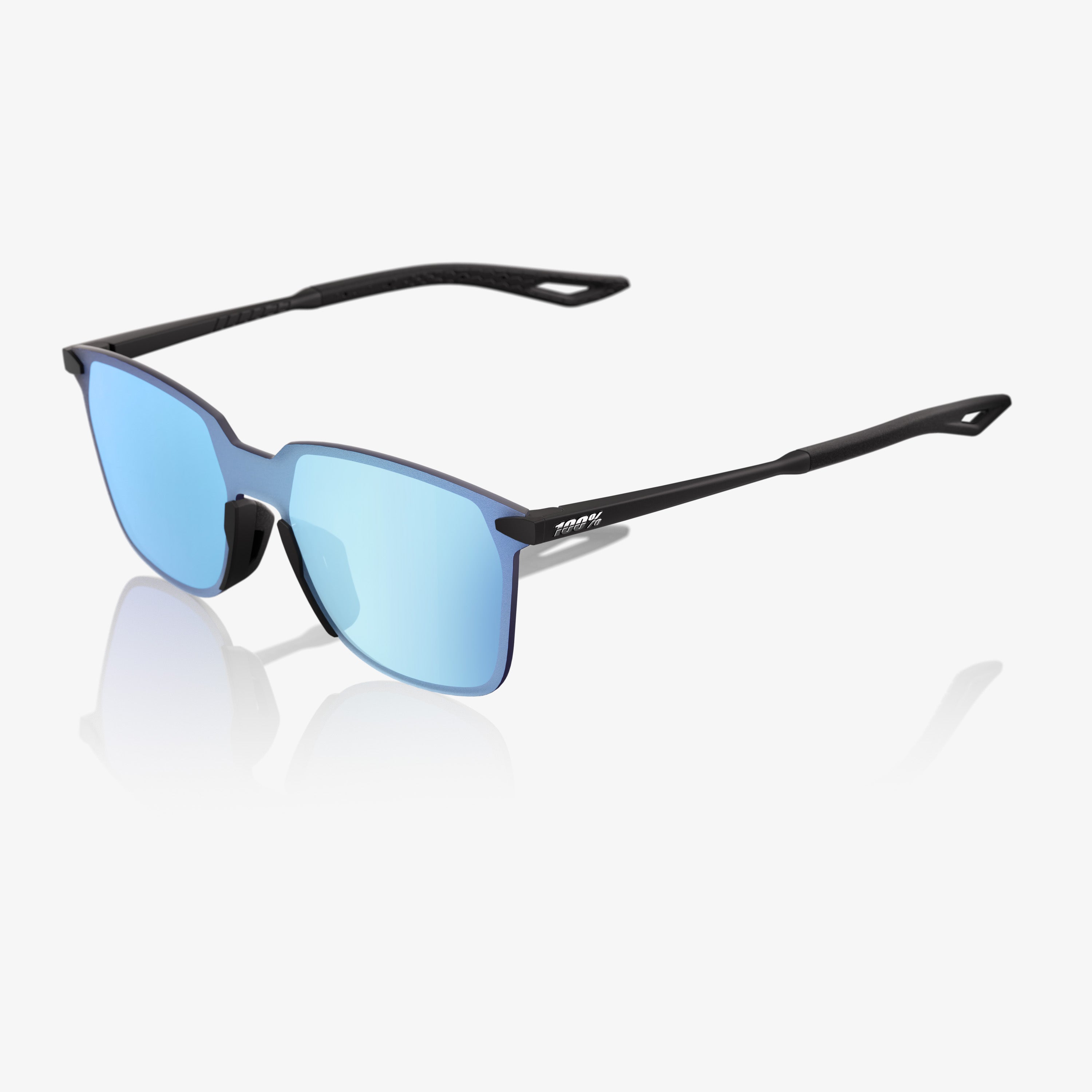 100-legere-square-soft-tact-black-sonnenbrille-hiper-blue-mirror image 1