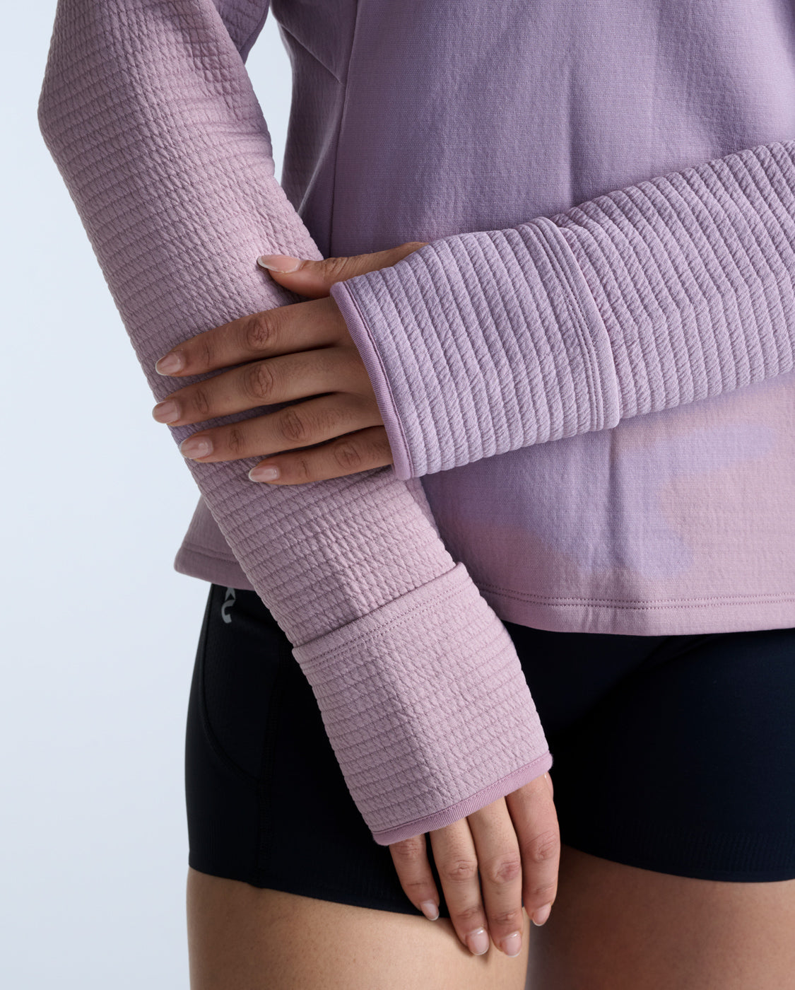 2xu-ignition-haptic-1-4-zip-laufshirt-damen-musk image 3