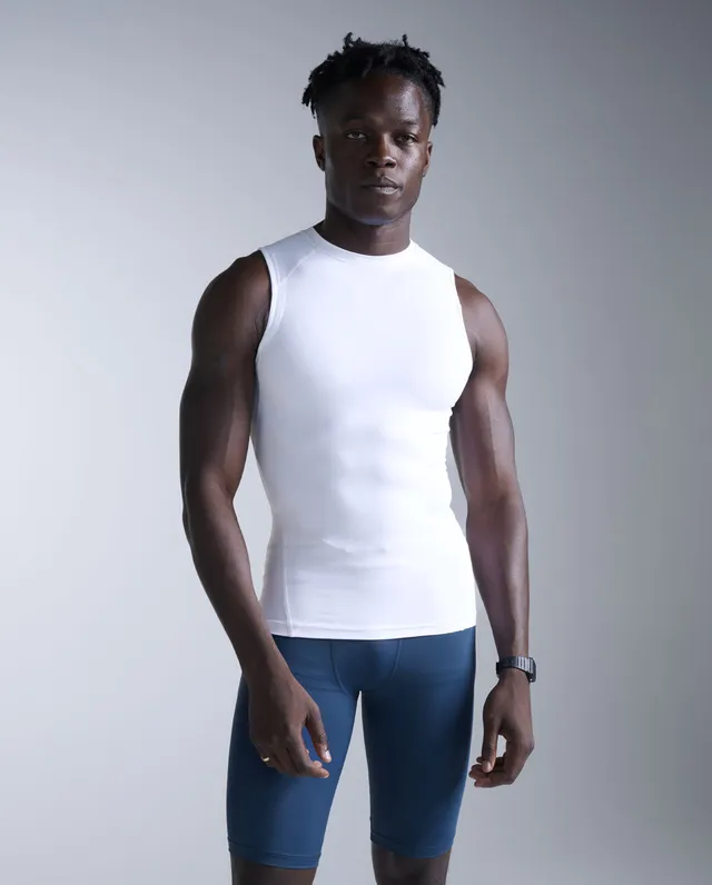 2xu-core-compression-sleeveless-tank-white-herren image 1