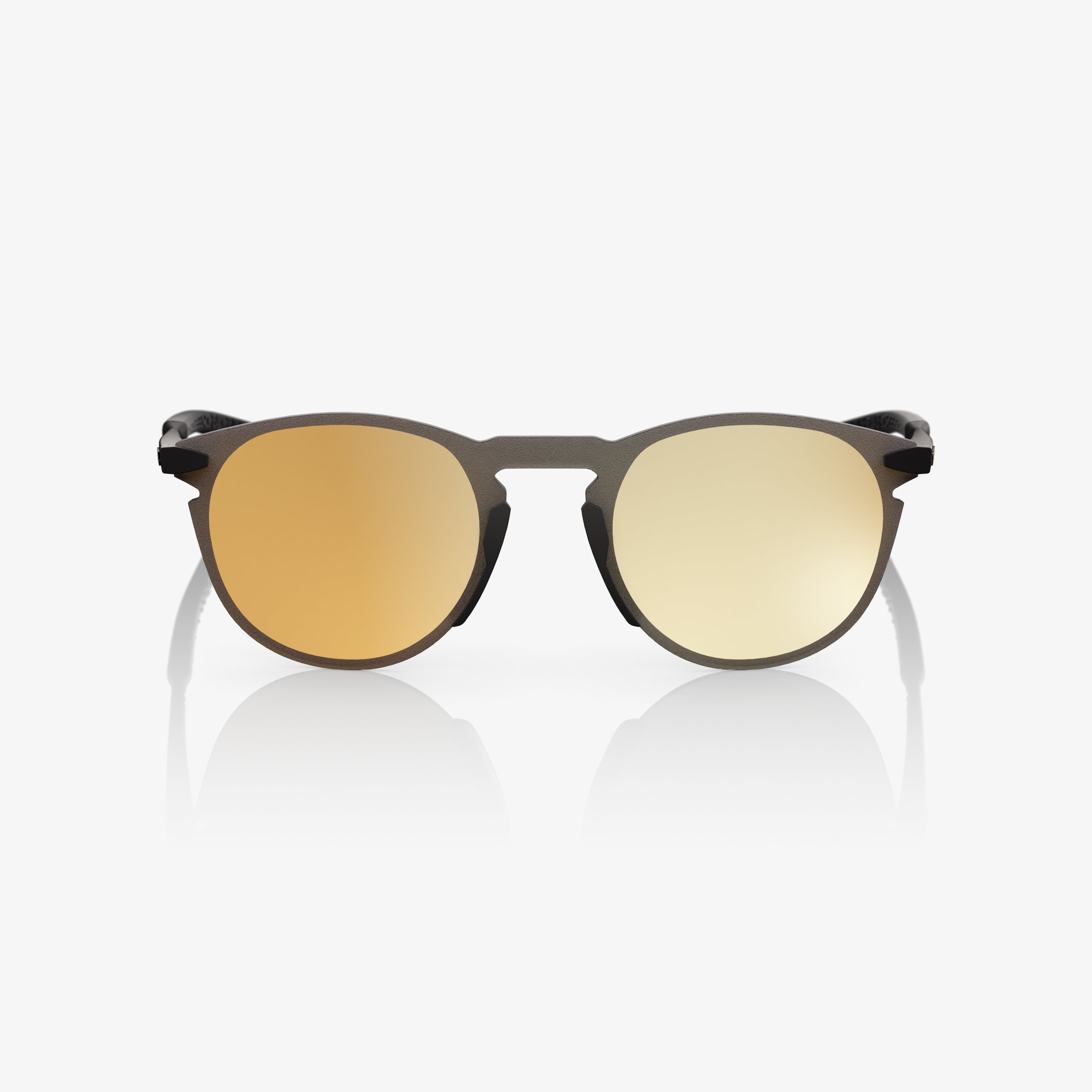 100-legere-round-sonnenbrille-matte-black-gold-24k image 2