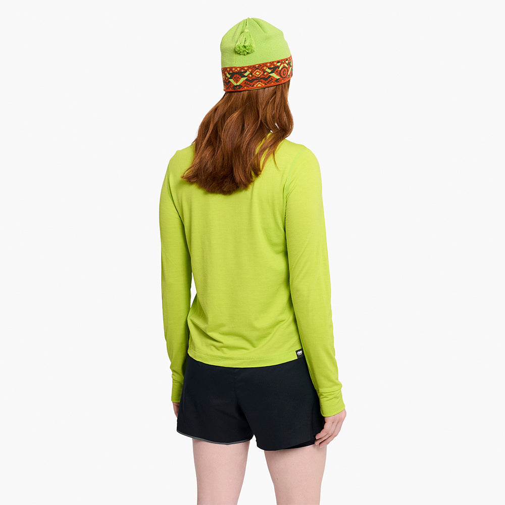 ciele-w-hlslongsleeve-laufshirt-lime-green-langarm image 3