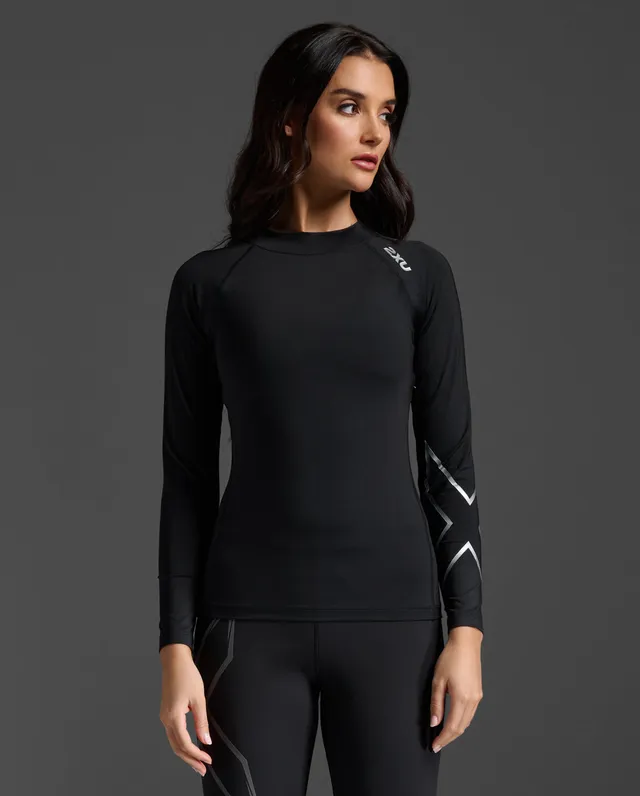 2xu-ignition-compression-long-sleeve-damen-schwarz image 1