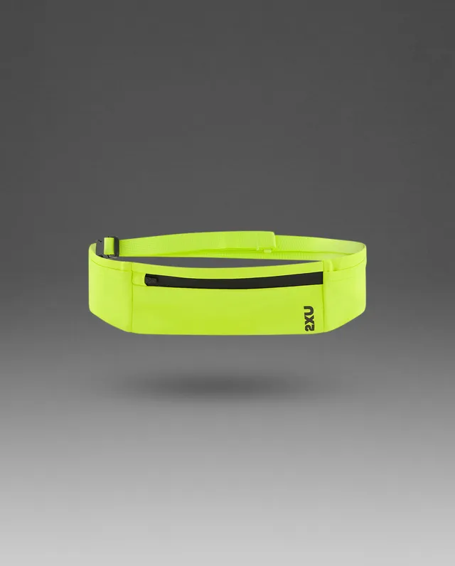 2xu-run-belt-unisex-laufg-rtel-volt-mit-tasche image 1