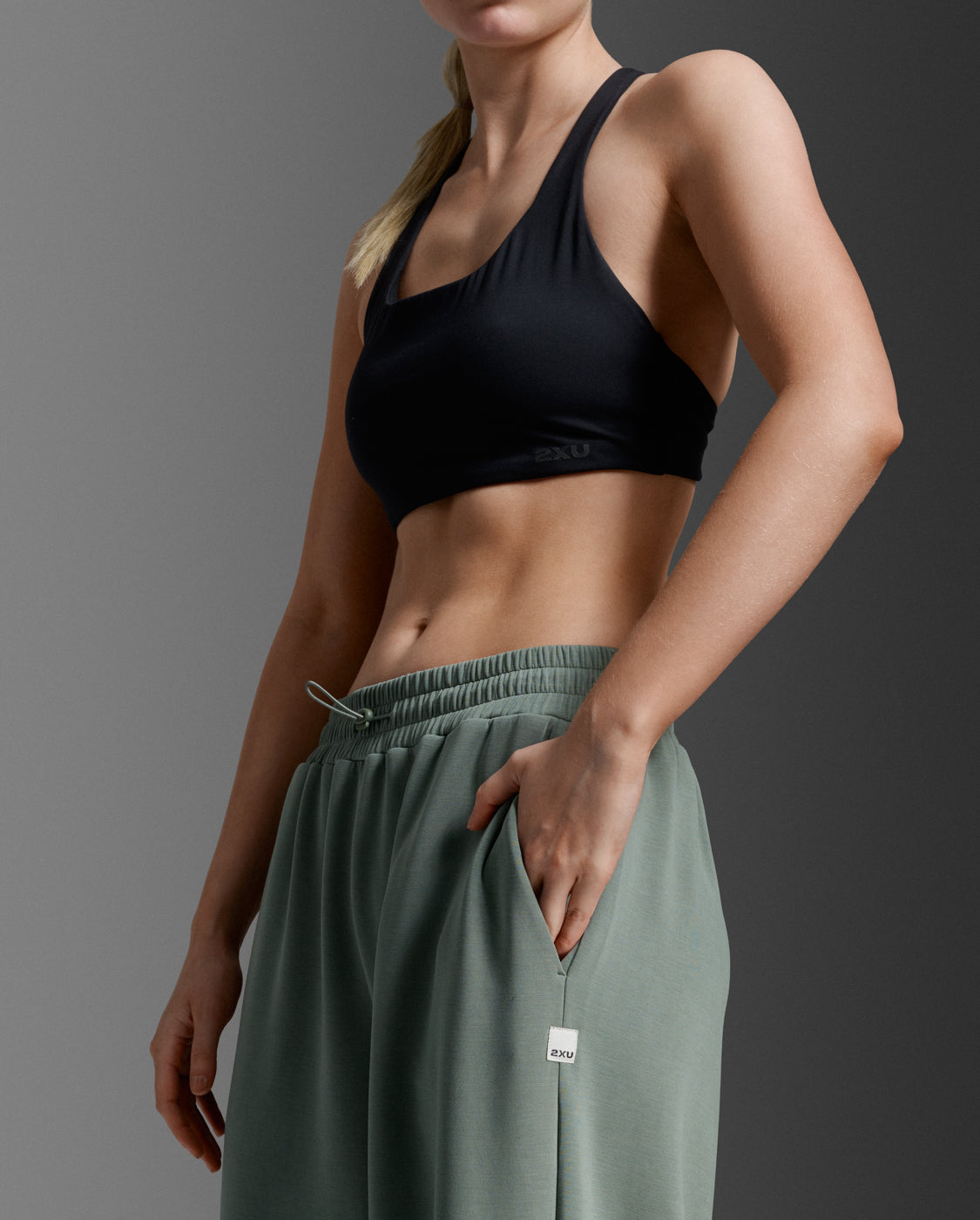 2xu-signature-wonderluxe-wide-leg-hose-damen-fern-modal image 2
