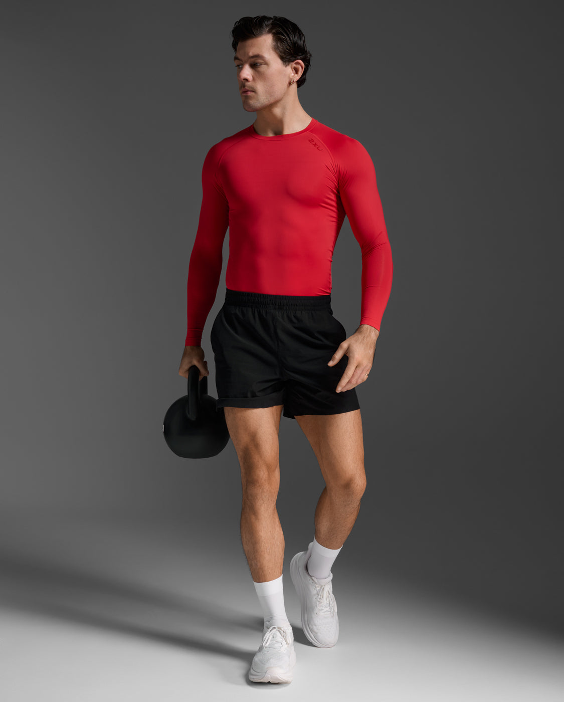 2xu-core-compression-long-sleeve-langarmshirt-herren-rot image 6