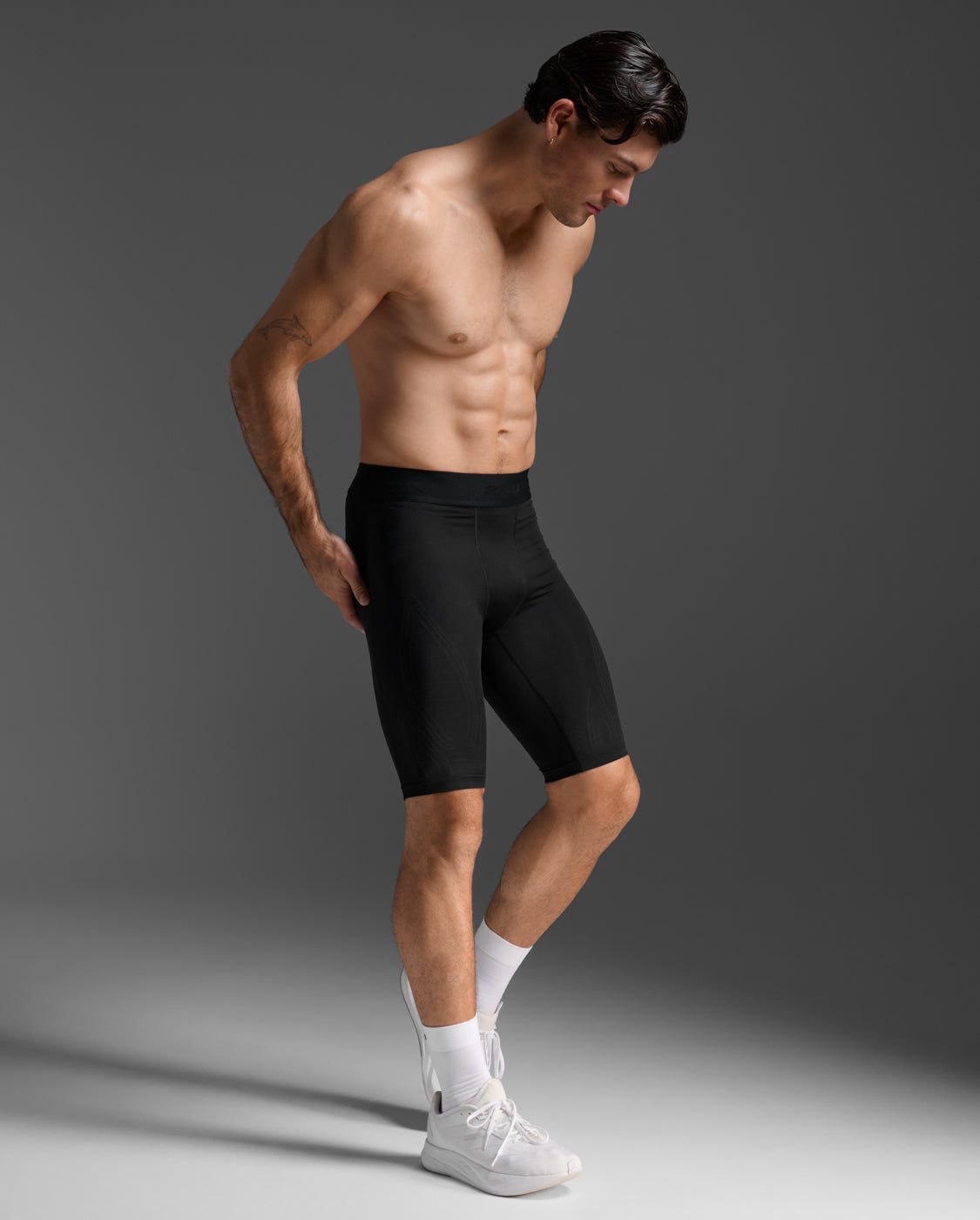 2xu-force-compression-shorts-herren-black-nero image 4