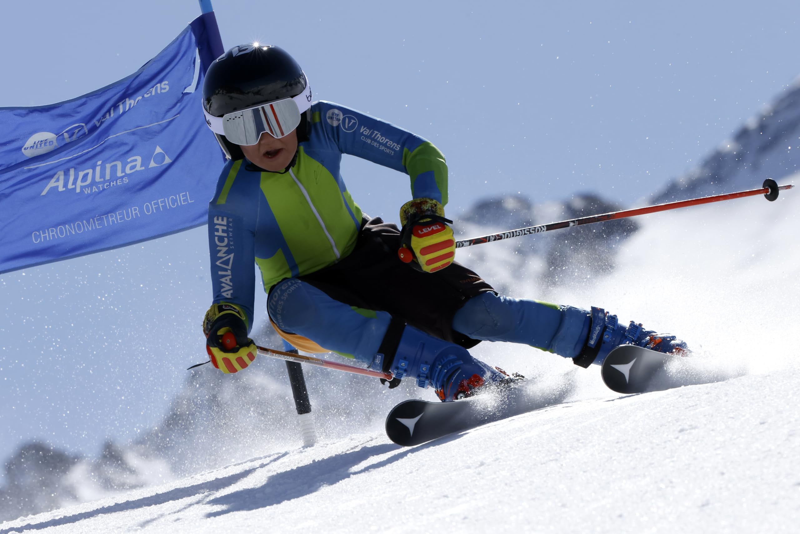 boll-medalist-pure-skihelm-black-white-shiny-m image 2