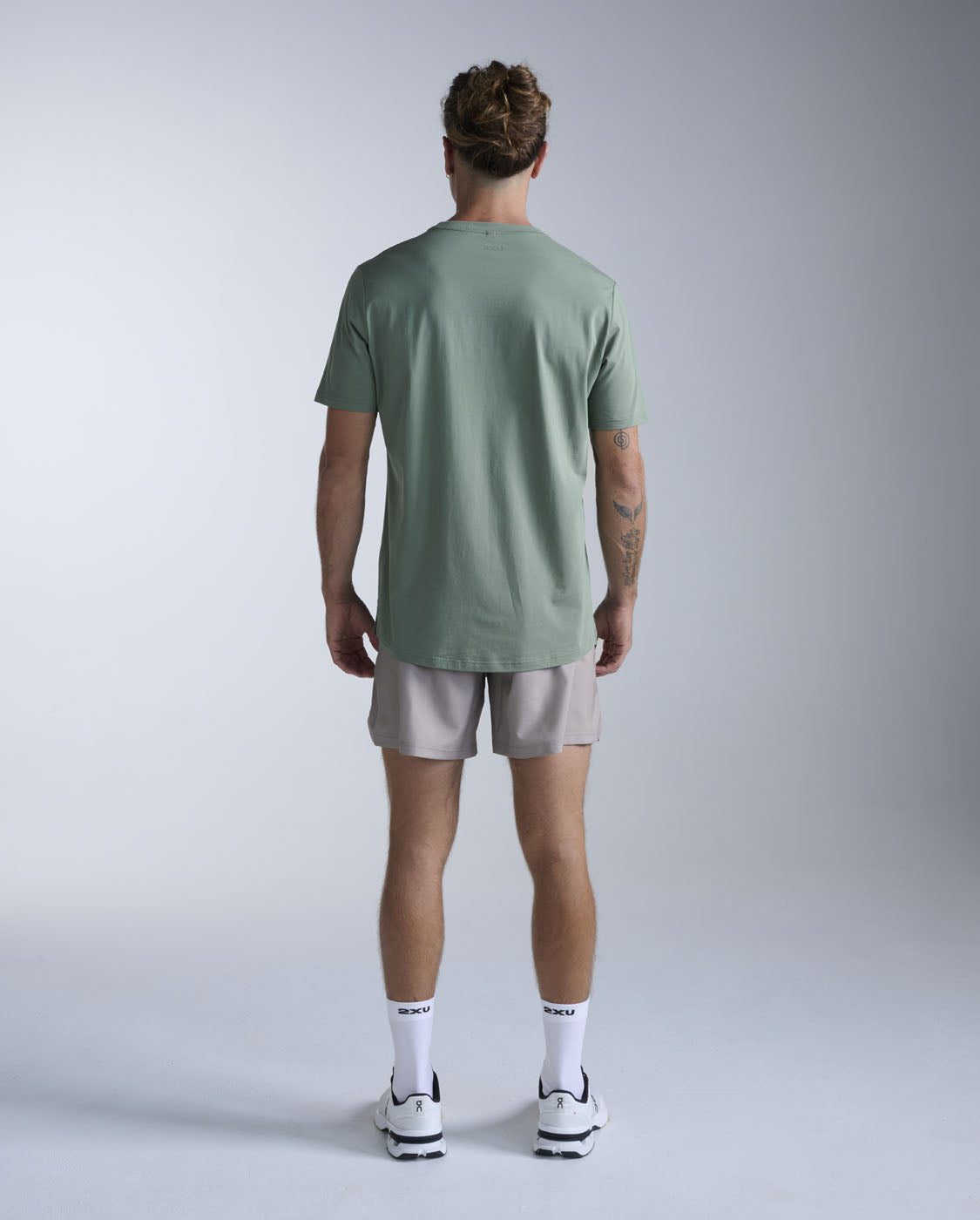 2xu-motion-cotton-flex-tee-herren-fern-baumwolle image 8