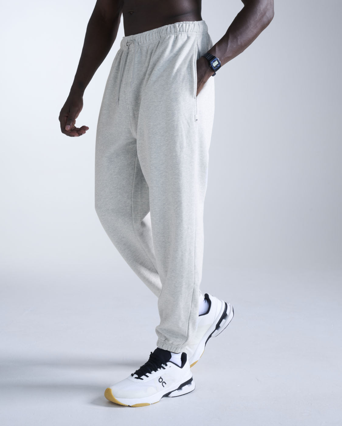 2xu-ez-oversized-trackpants-herren-grau-bio-baumwolle image 2