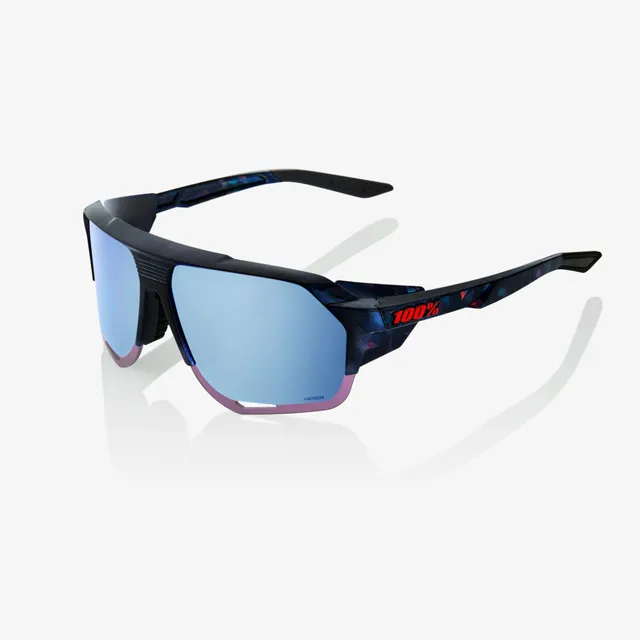 100-norvik-sonnenbrille-black-holographic-hiper-blue image 1