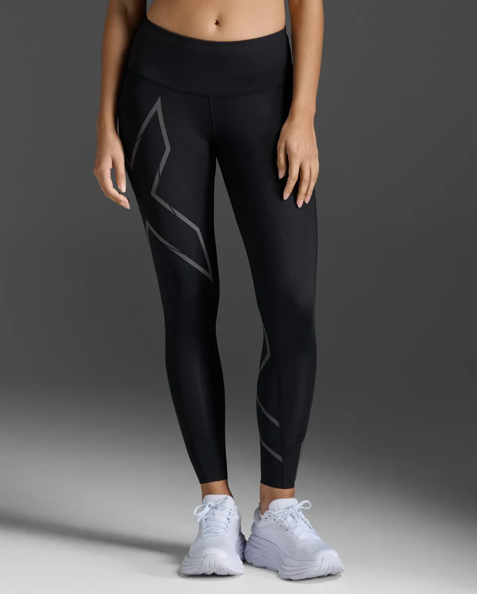2xu-light-speed-mid-rise-tights-herren-black-black-reflective image 1