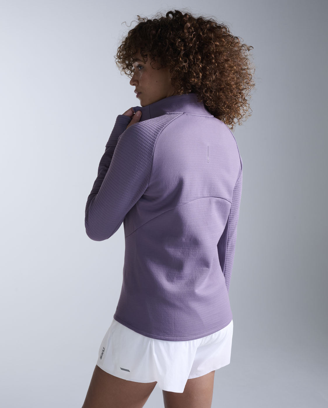 2xu-ignition-haptic-1-4-zip-laufpullover-lila image 2
