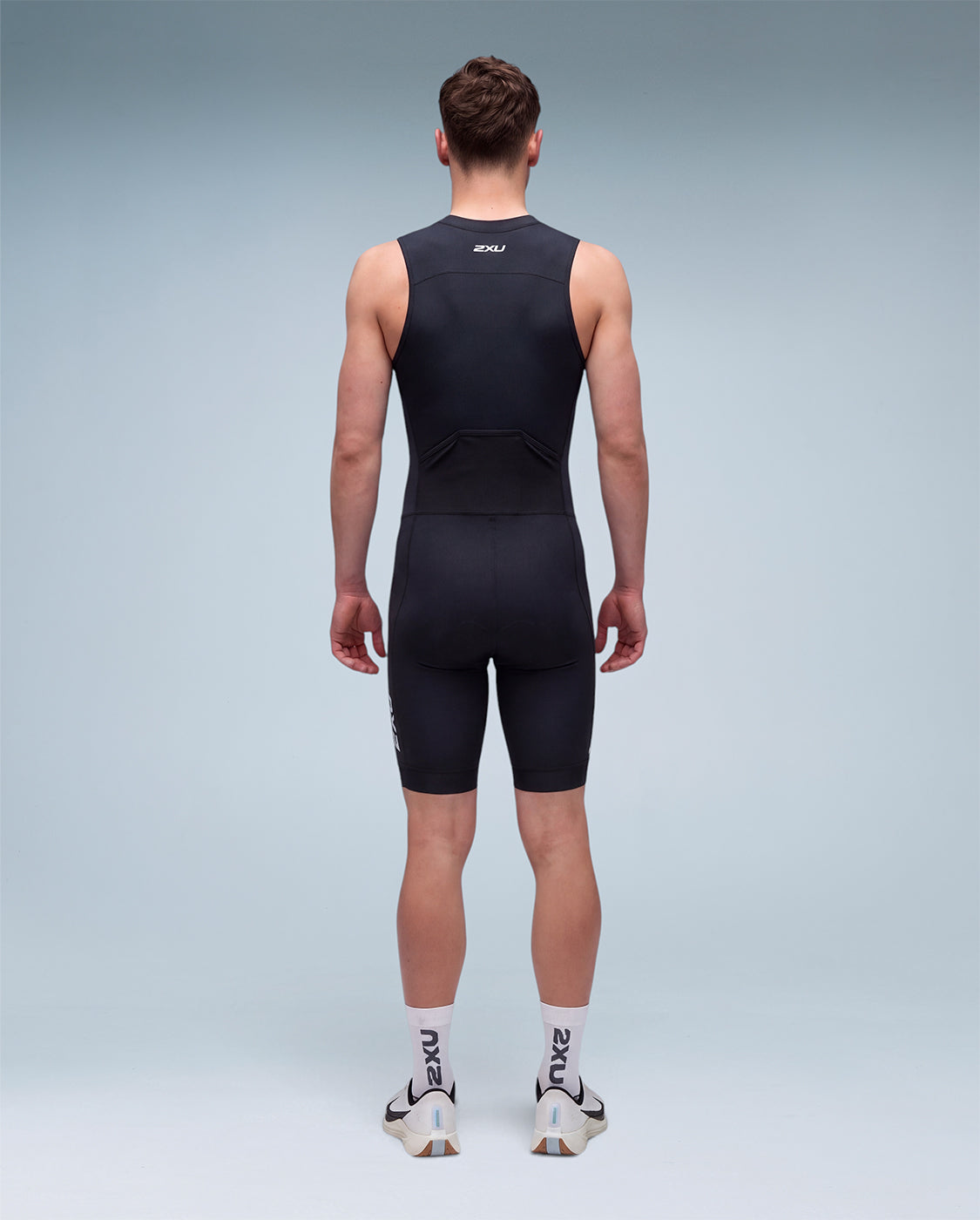 2xu-core-trisuit-triathlonanzug-schwarz-weiss-einsteiger image 2