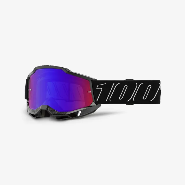 100-accuri-2-goggle-blackline-motocross-brille-mirror-red-blue image 1