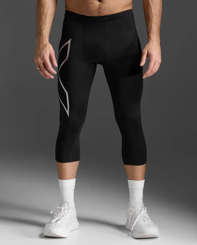 2xu-core-compression-3-4-tights-herren-schwarz-silber image 1