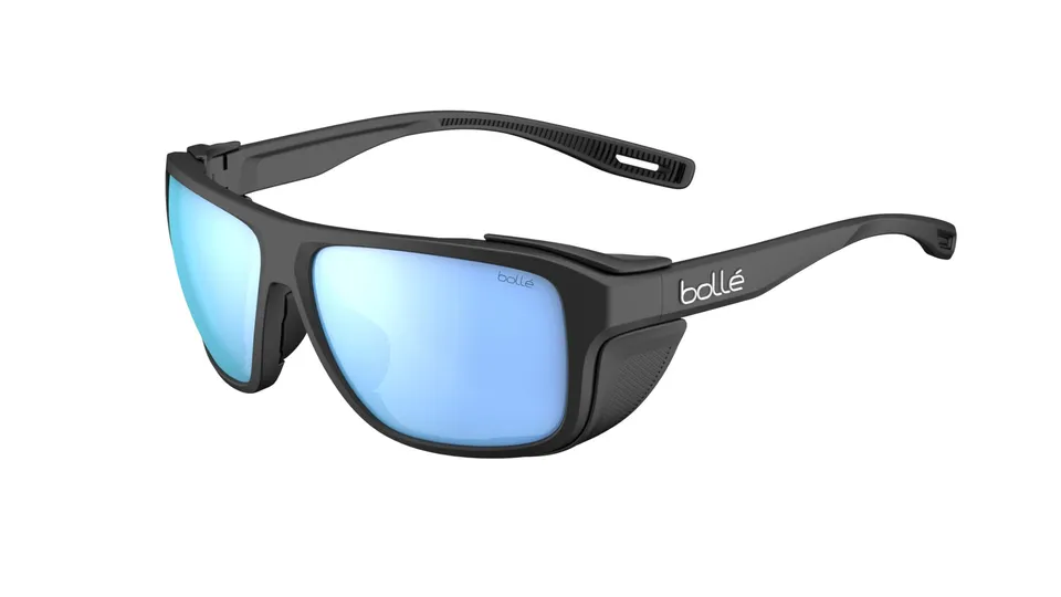boll-pathfinder-sonnenbrille-black-matte-sky-blue-polarized image 1