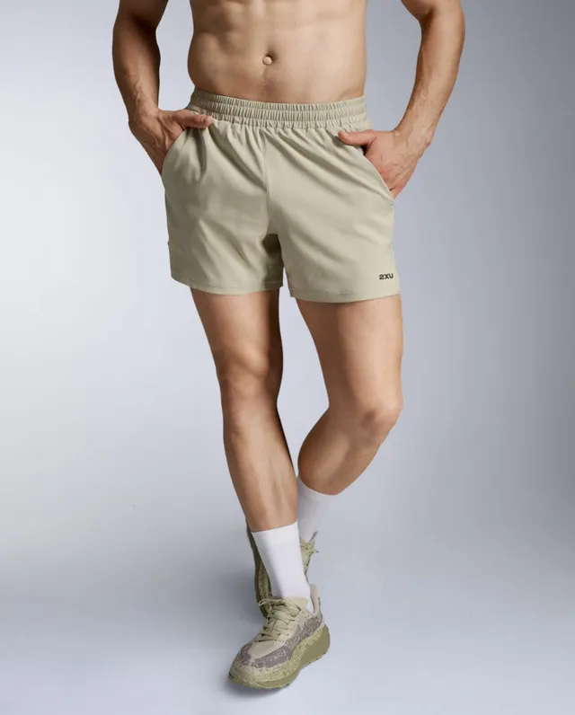 2xu-aero-5-inch-shorts-laufshorts-herren-pebble image 1