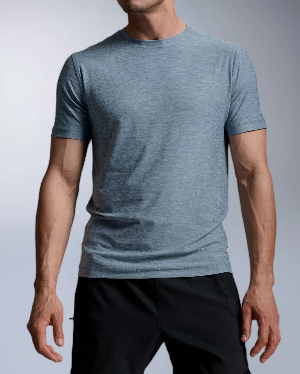 2xu-signature-tee-t-shirt-herren-blue-shade-regular image 1
