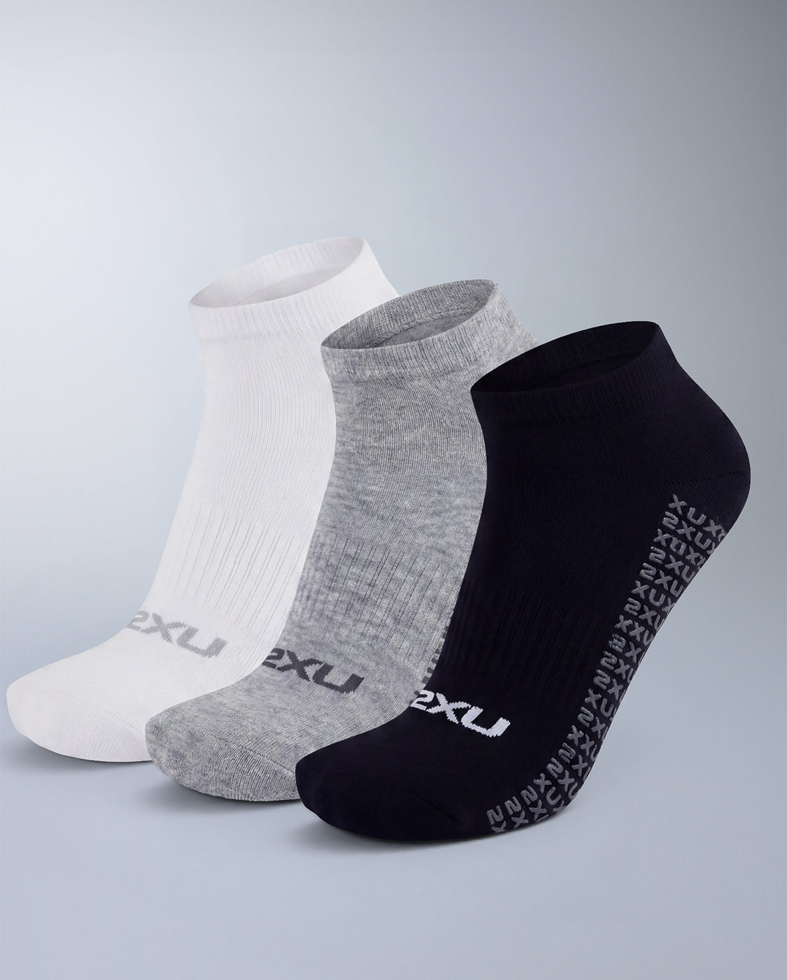 2xu-vectr-performance-ankle-grip-socken-3er-pack-three-rutschfest image 1