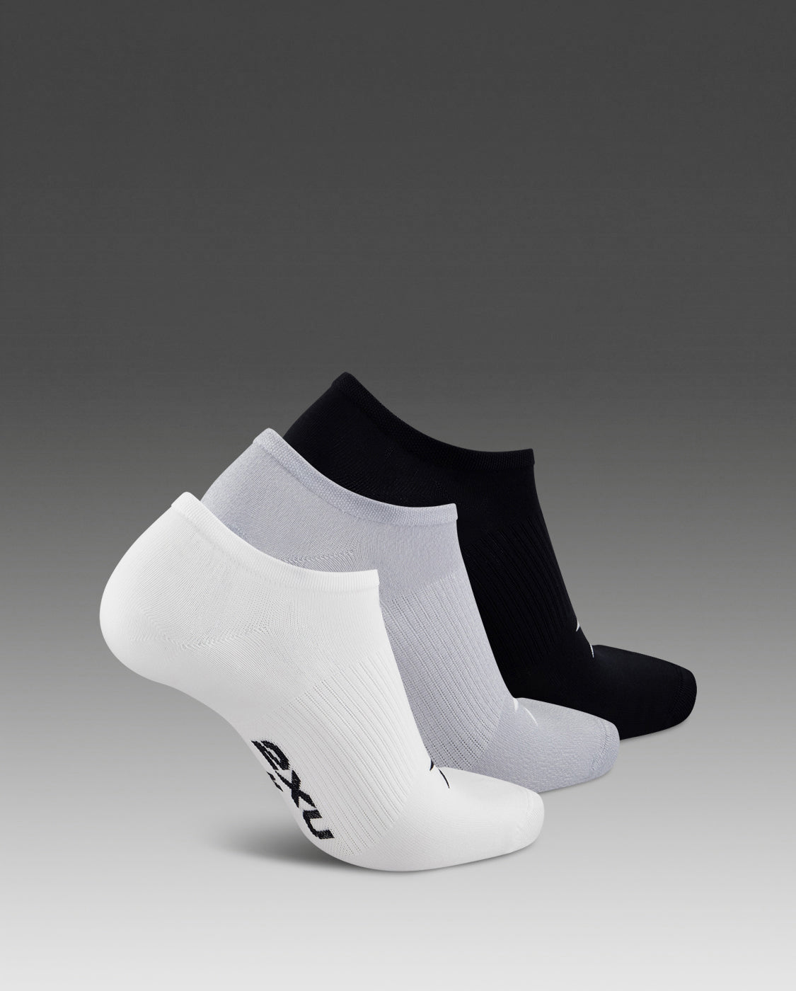 2xu-24-7-invisible-socken-3er-pack-rutschfest image 2
