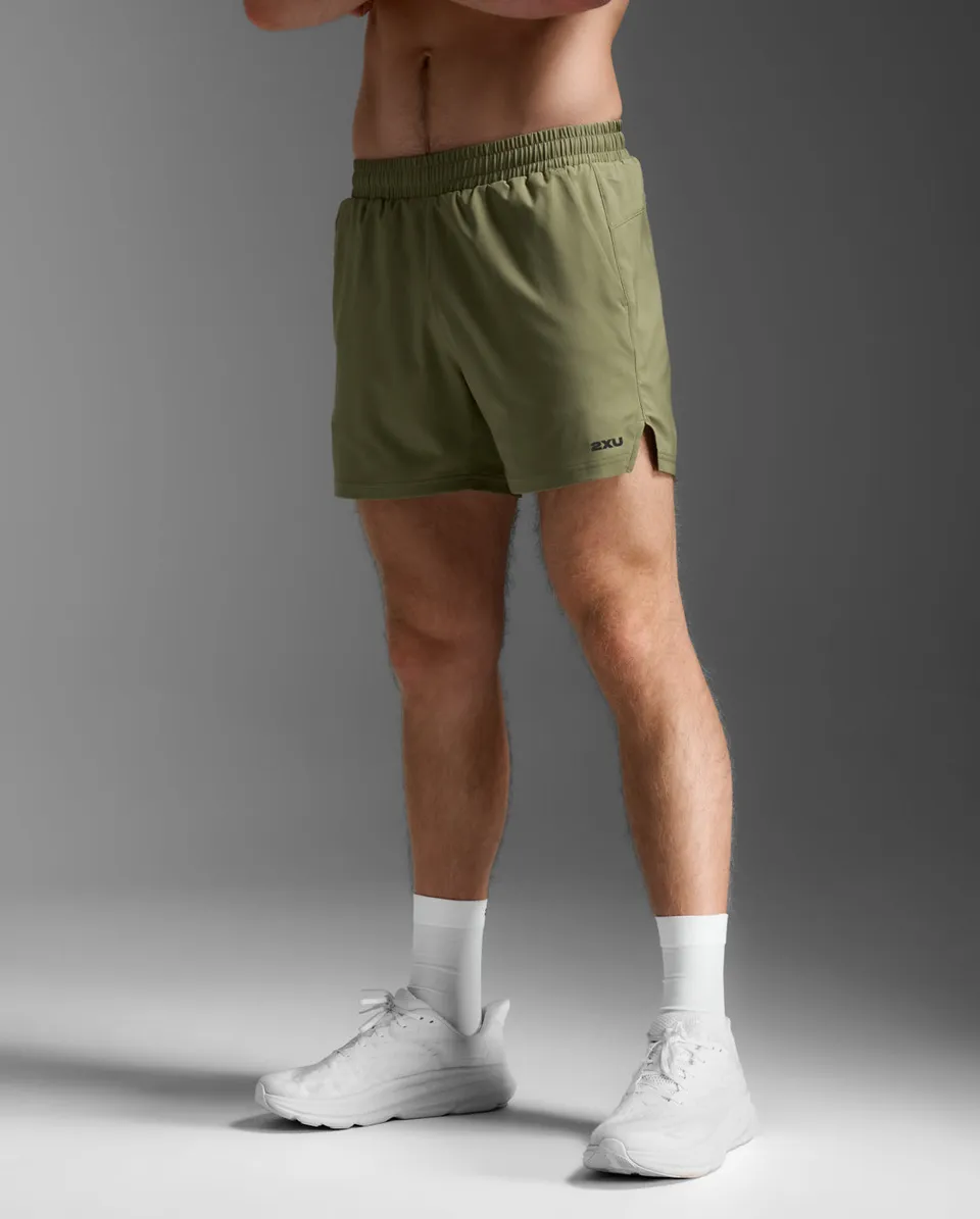 2xu-aero-5-inch-shorts-herren-hunter-green-ohne-innenhose image 1