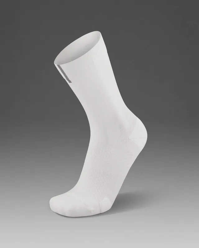 2xu-vectr-reflective-crew-socken-laufsocken-wei-reflektierend image 1