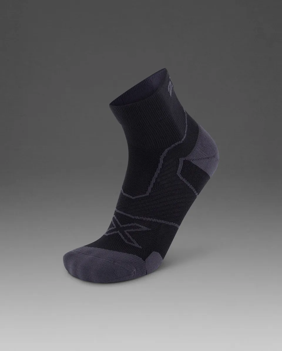 2xu-vectr-cushion-1-4-crew-kompressionssocken-schwarz image 1