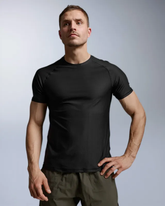 2xu-force-tech-tee-t-shirt-herren-black-geruchshemmend image 1