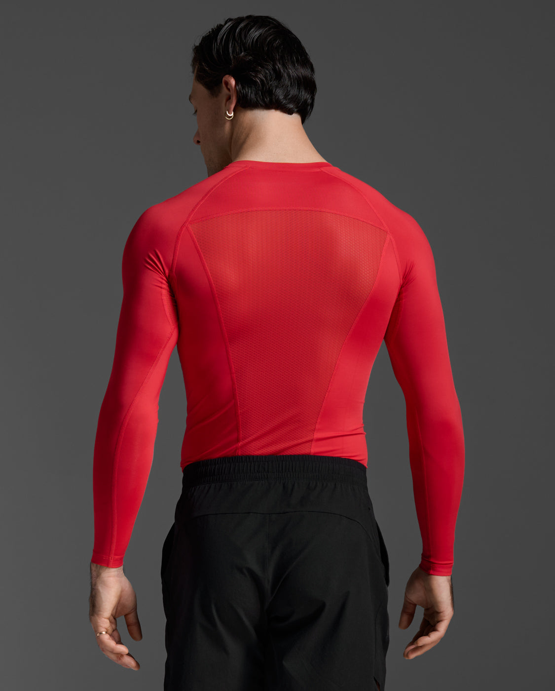 2xu-core-compression-long-sleeve-langarmshirt-herren-rot image 3