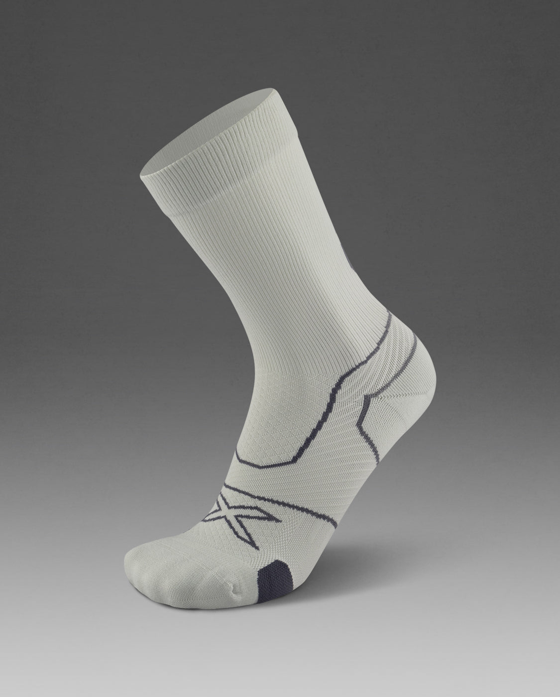 2xu-vectr-cushion-crew-socken-moon-jupiter-unisex image 1