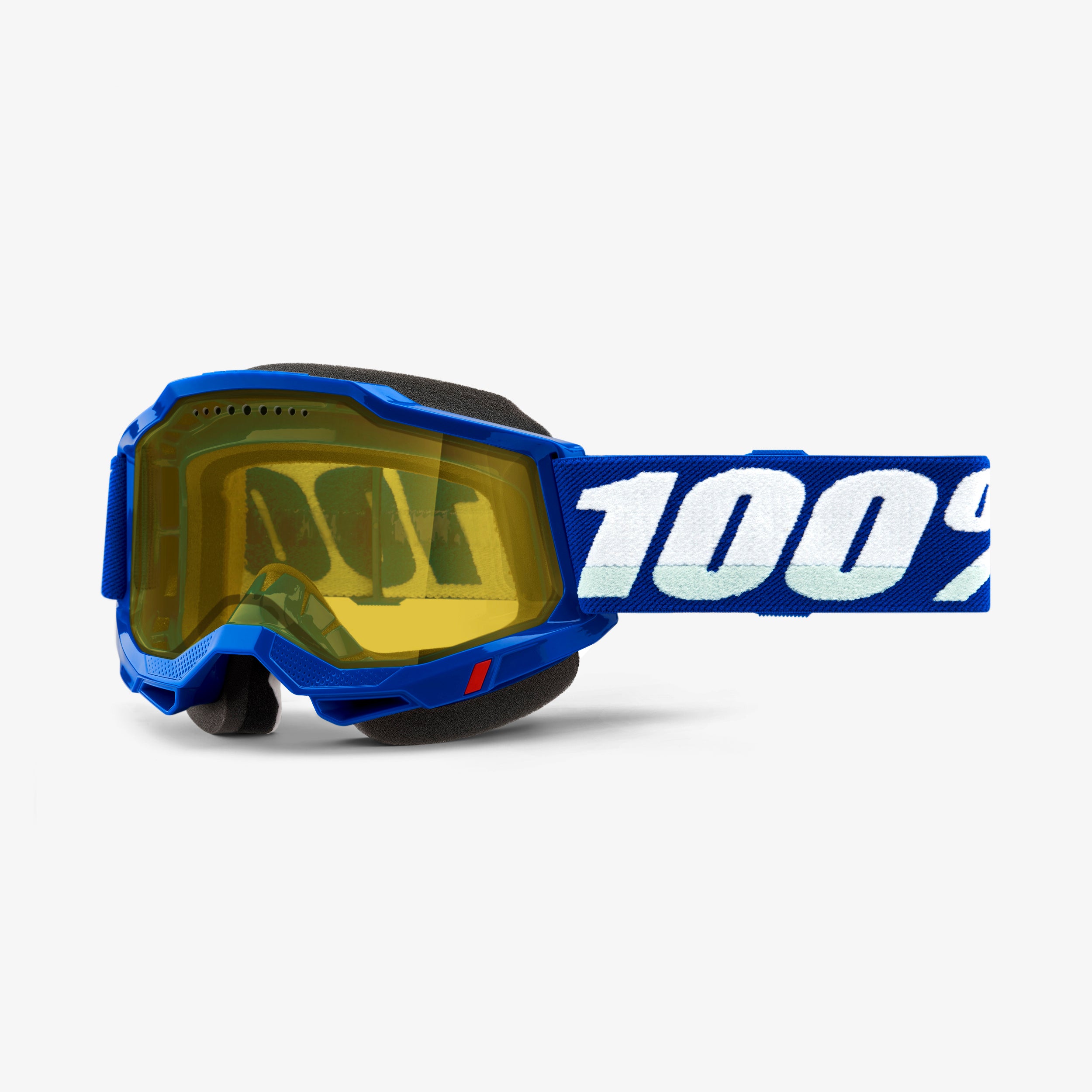 100-accuri-2-snowmobile-goggle-blue-mirror-skibrille-gelb image 2
