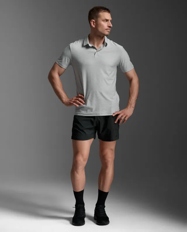 2xu-signature-polo-harbor-mist-poloshirt-regular-fit image 1
