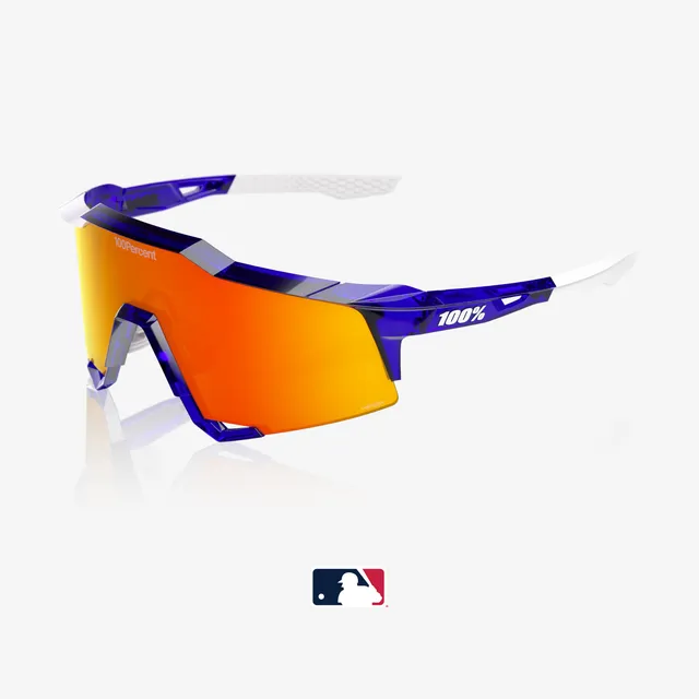 100-speedcraft-mlb-sonnenbrille-translucent-blue-red-mirror image 1