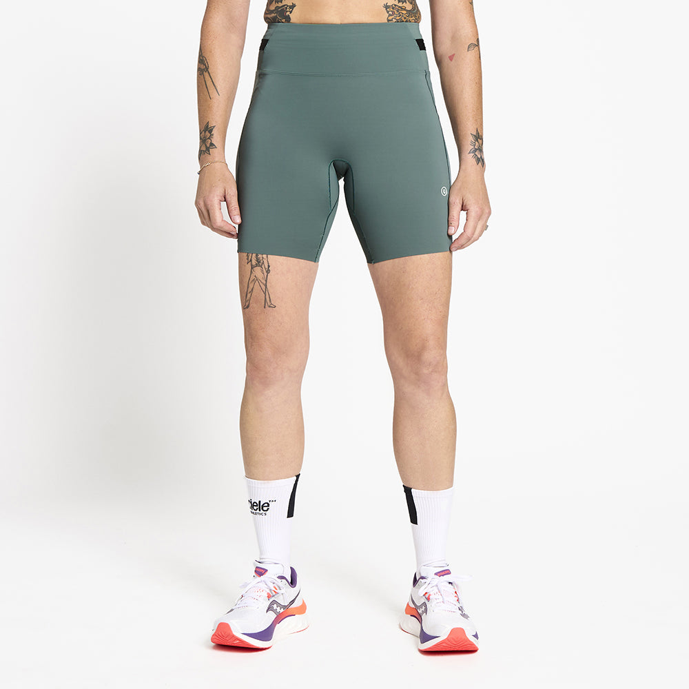 ciele-w-fsttight-short-7-laufshorts-damen-silver-pine image 2