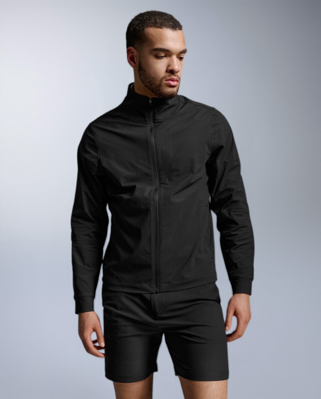 2xu-signature-hybrid-jacket-trainingsjacke-schwarz-stretch image 1