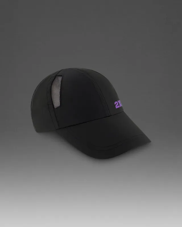 2xu-aero-run-cap-schwarz-leichte-laufkappe-unisex image 1
