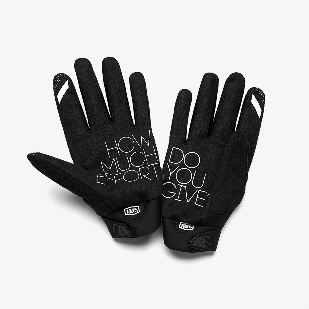 100-brisker-handschuhe-fluo-orange-schwarz image 2