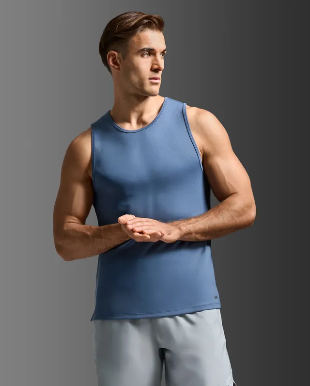 2xu-aero-tank-lauftop-indigo-black-reflective-slim image 1