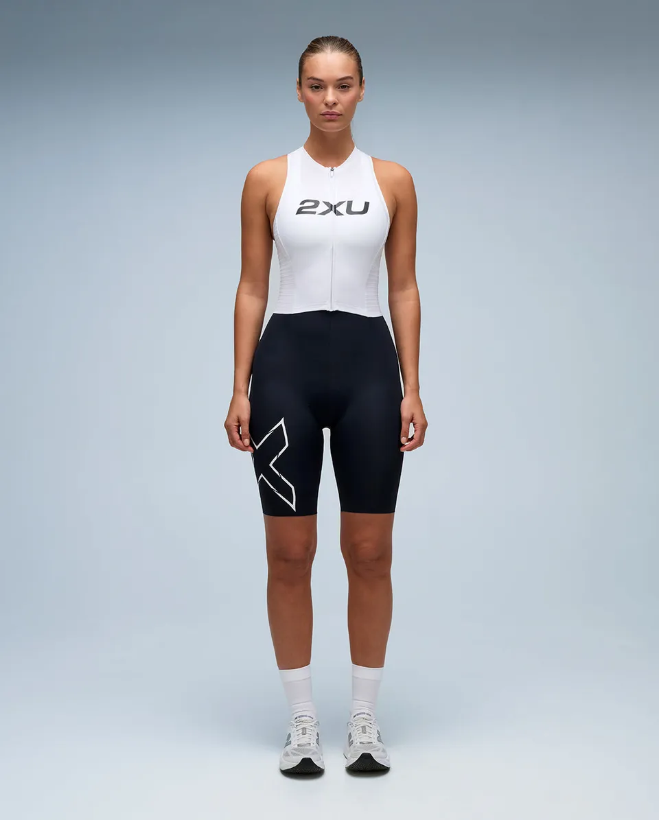 2xu-light-speed-react-trisuit-damen-black-white image 1