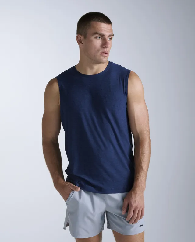 2xu-signature-tank-tanktop-herren-midnight-stretch image 1