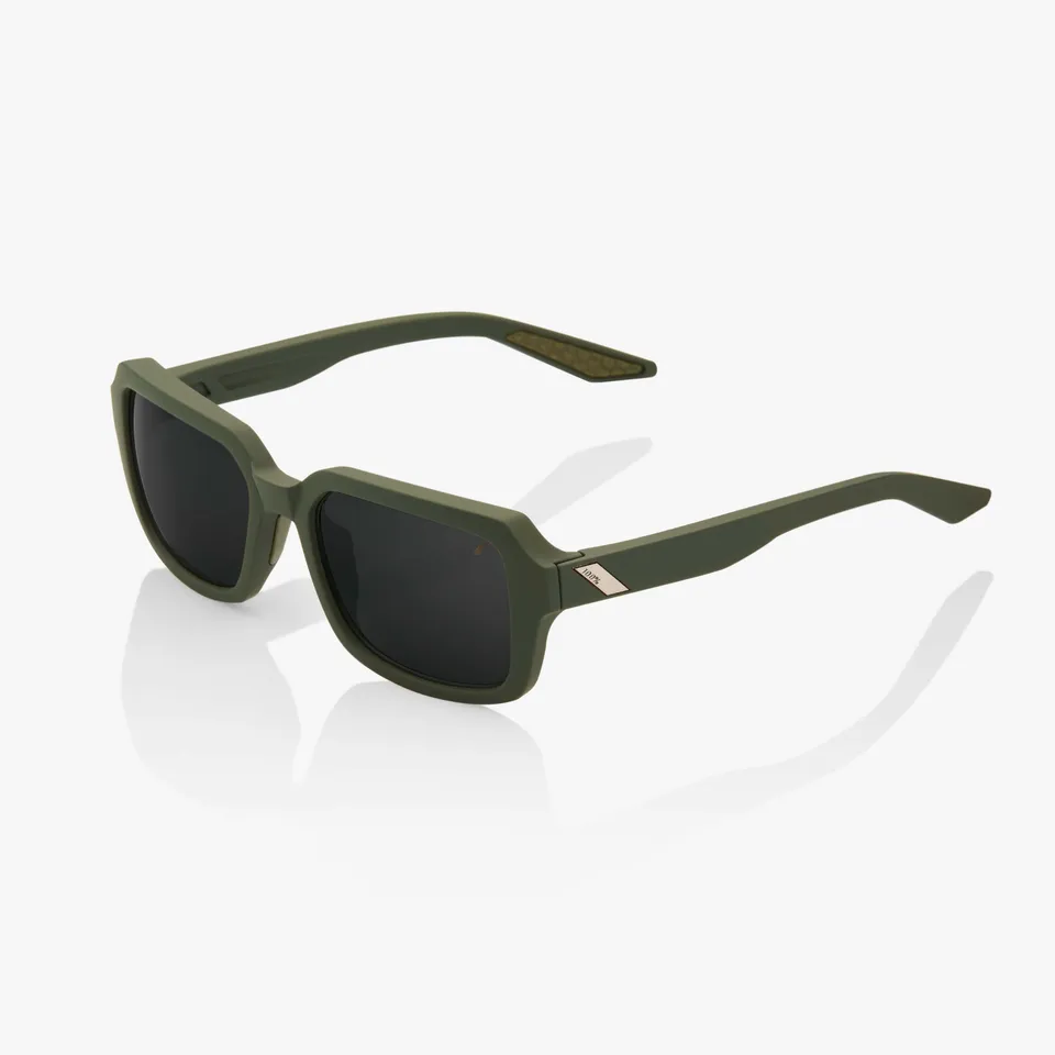 100-rideley-soft-tact-army-green-sportbrille-black-mirror image 1