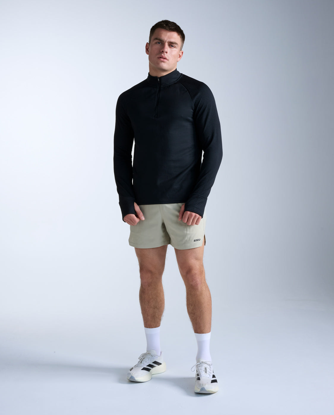 2xu-ignition-haptic-1-4-zip-laufshirt-herren-schwarz-reflektiv image 7