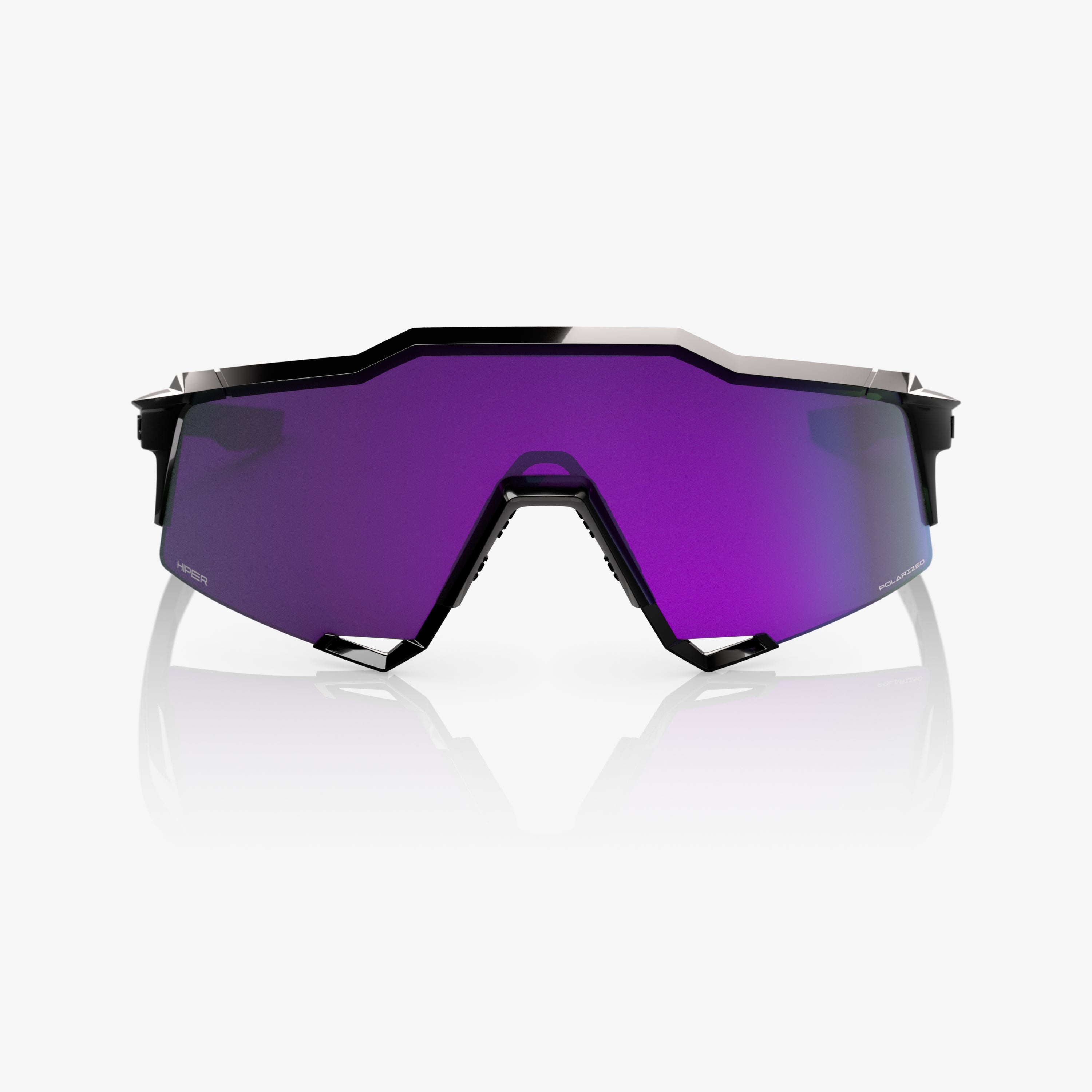 100-speedcraft-sonnenbrille-polished-black-hiper-lavender-mirror image 2