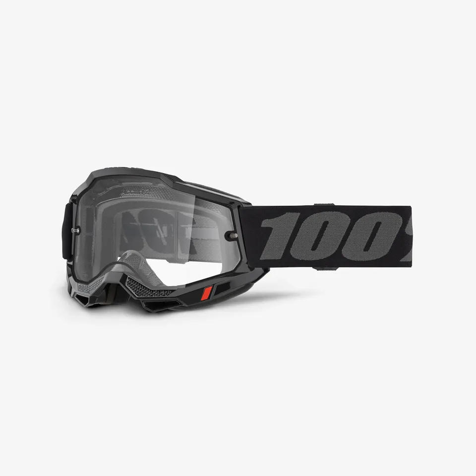 100-accuri-2-enduro-goggle-black-grey-clear-lens image 1