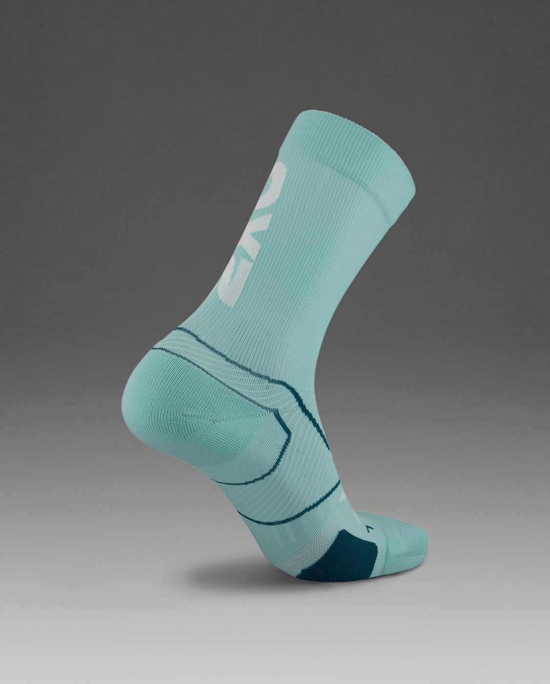 2xu-vectr-cushion-crew-laufsocken-aqua-wei image 3