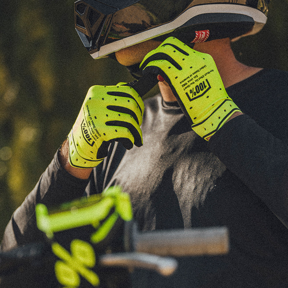 100-ridefit-fahrradhandschuhe-fluo-yellow-m image 3