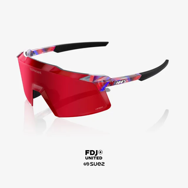 100-aerocraft-fdj-sonnenbrille-translucent-rot-blau-hiper image 1